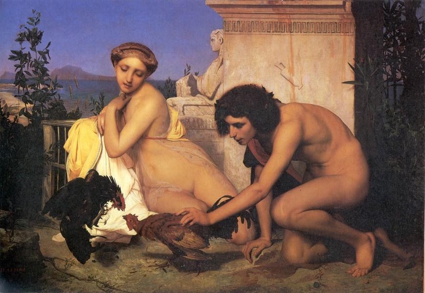Jean-Leon Gerome The Cock Fight